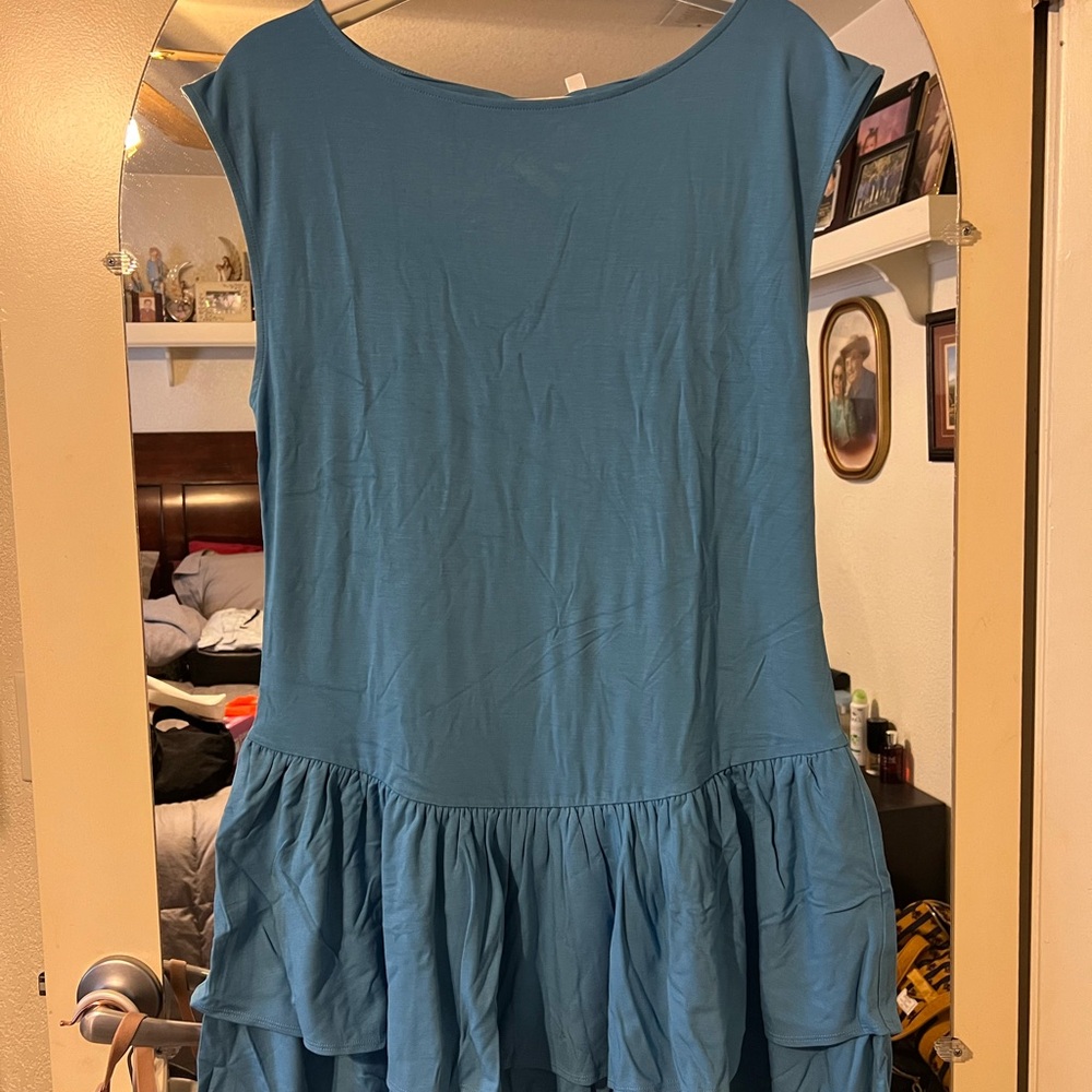 Aritzia Wilfred Sky Blue Dress